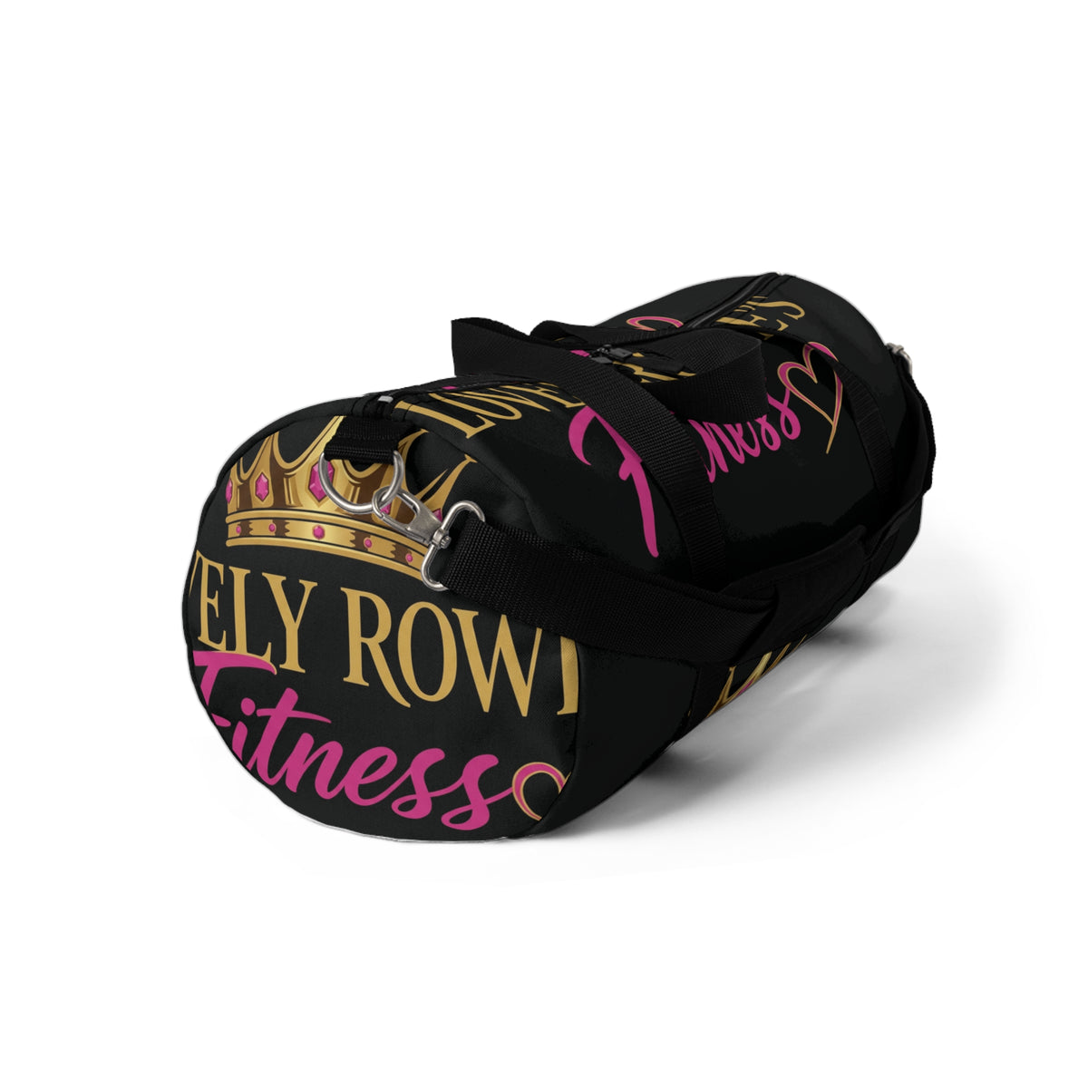 Fitness Crown Duffel Bag — "Lovely Rowe's Fitness" Gym Travel Bag