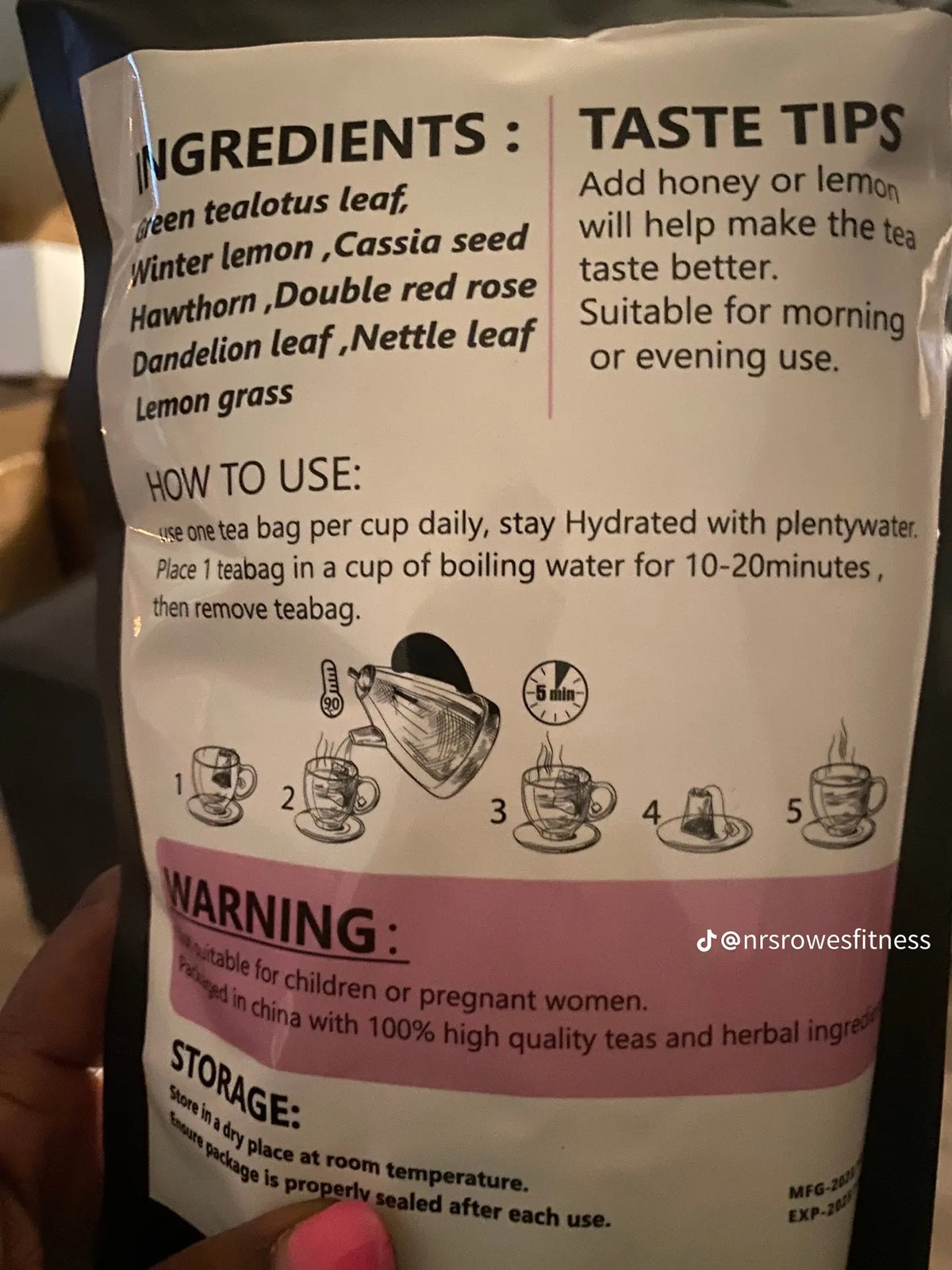 Rowe's Flat Tummy Tea